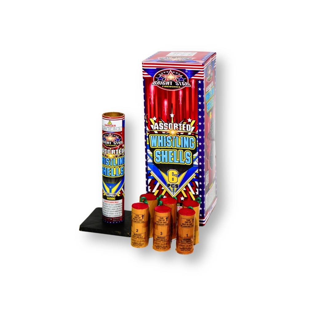 ASSORTED WHISTLING SHELLS