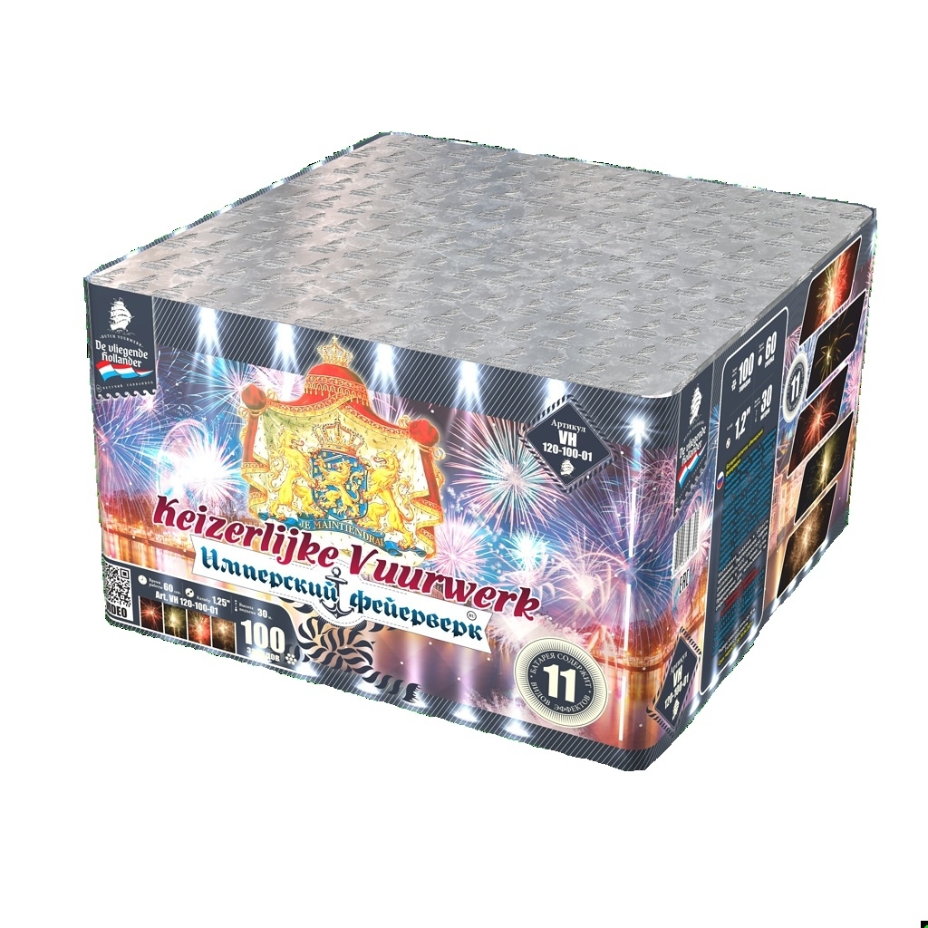 имперский фейерверк 100 зарядов батарея салютов 30 мм Алматы